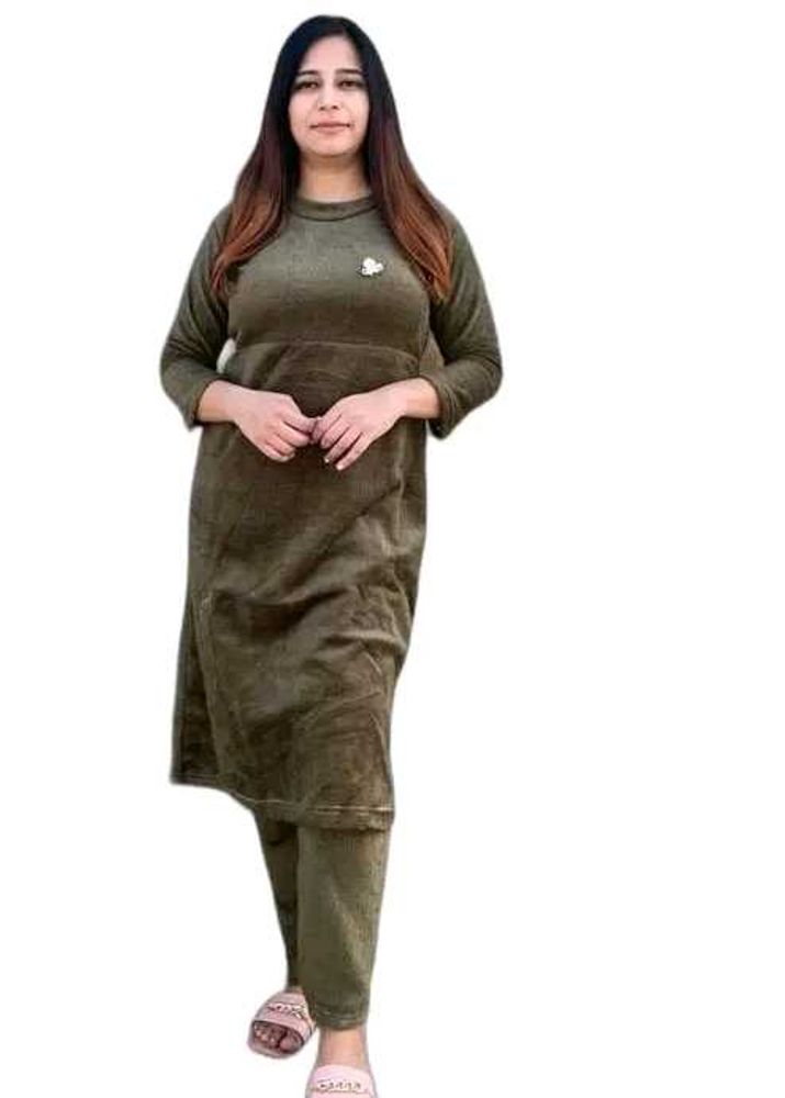Woollen Kurta Set