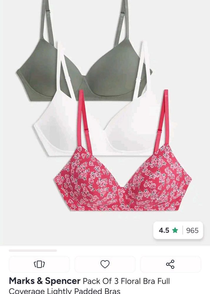 Marks &amp; Spencer Pack Of 2 Bra Full Coverage