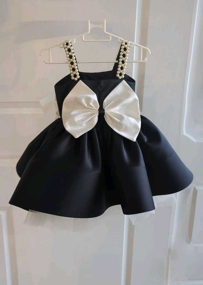 Chic Black Party Dress for Girls