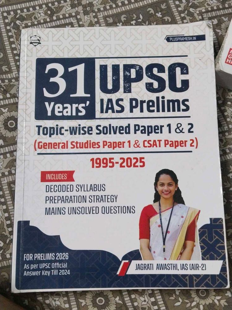 31 Years UPSC IAS Prelims Topic-wise Solved Papers