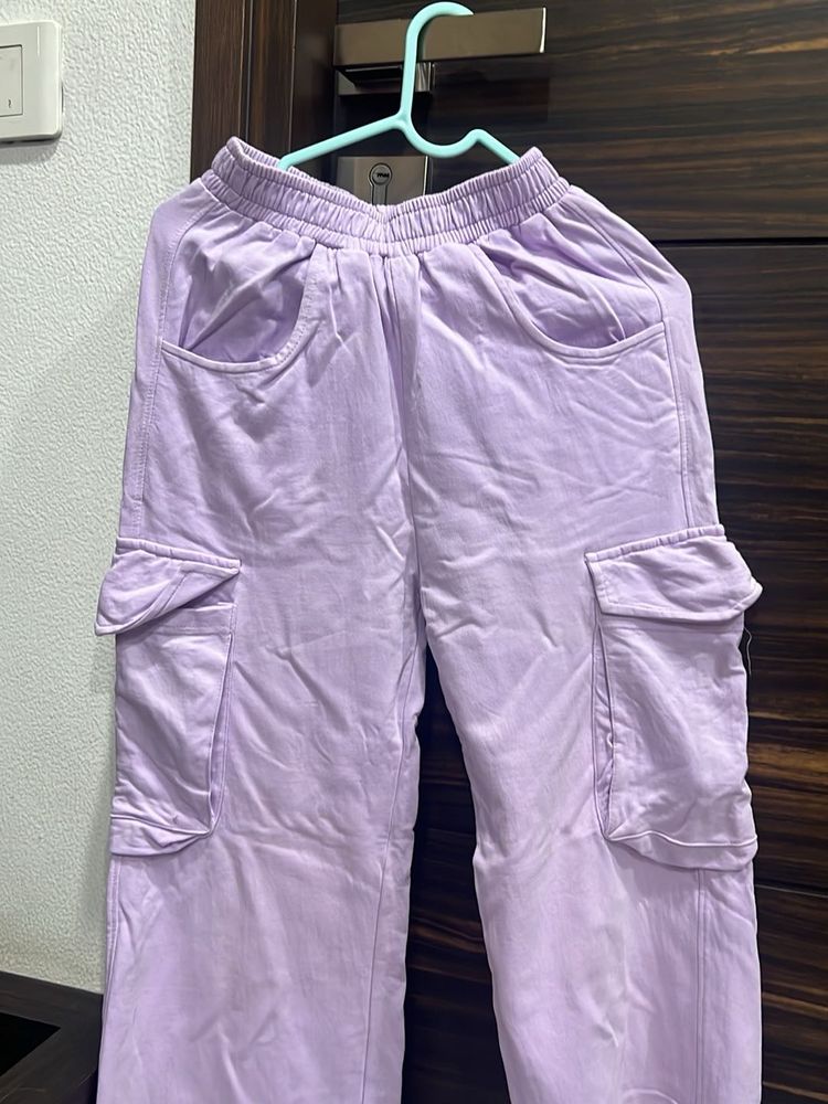 Nomad Lavender Cargo Trousers
