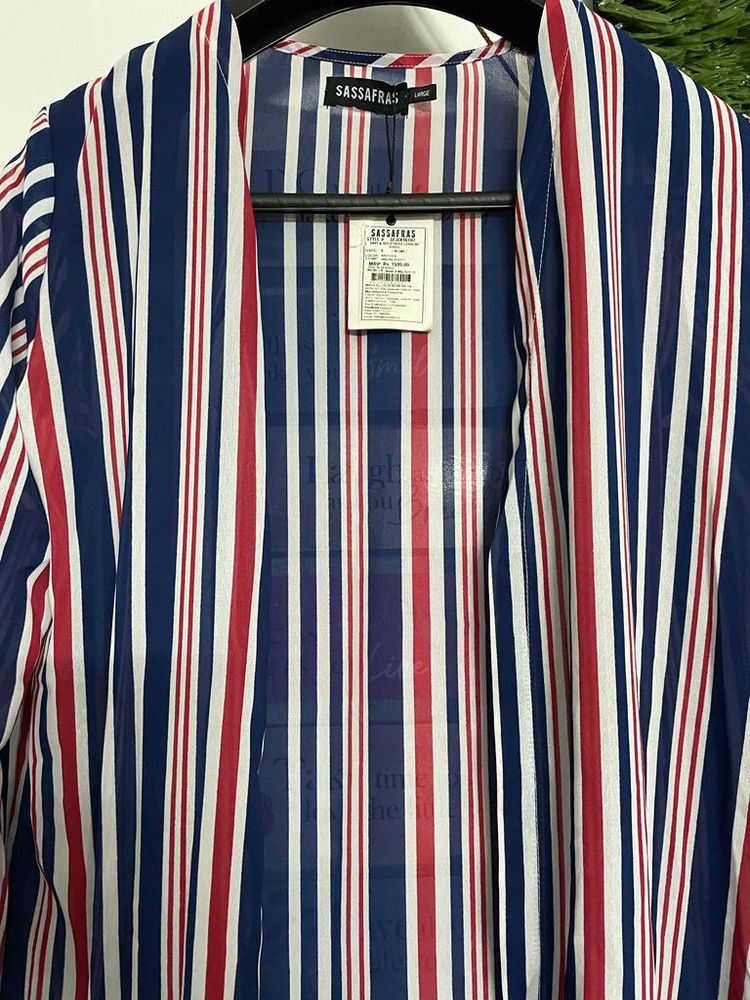 Red &amp; Blue Shrug