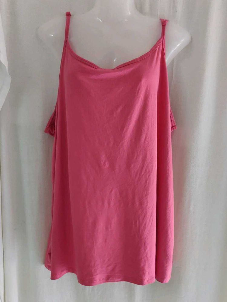 Pink Flowy Camisole Top(terra&amp;sky)