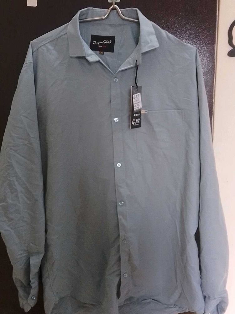 Men's Light Blue Casual Shirt