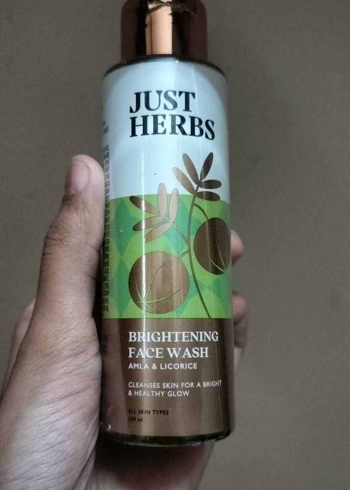 Just Herbs Brightening Face Wash