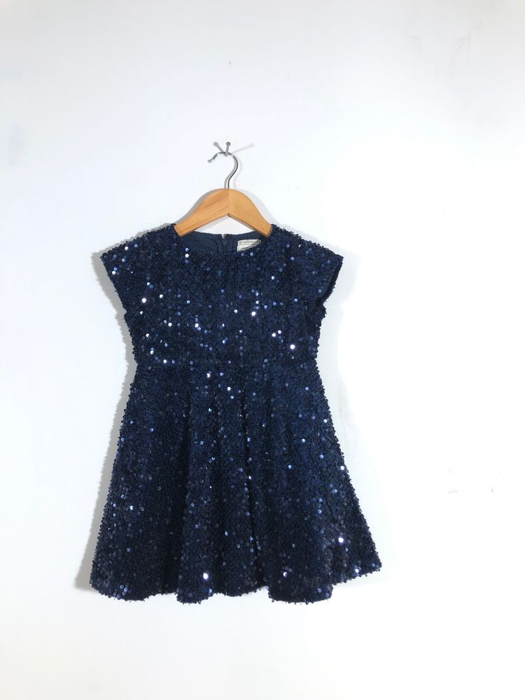 Navy Blue Sequence Dress(Girl’s)
