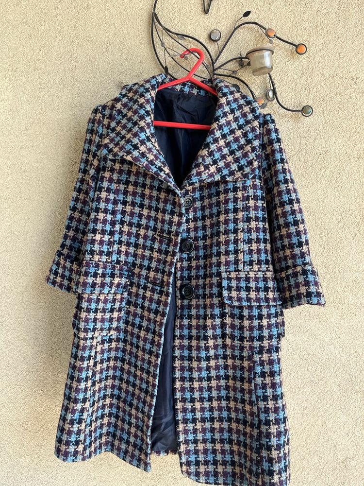 Vintage Houndstooth Coat