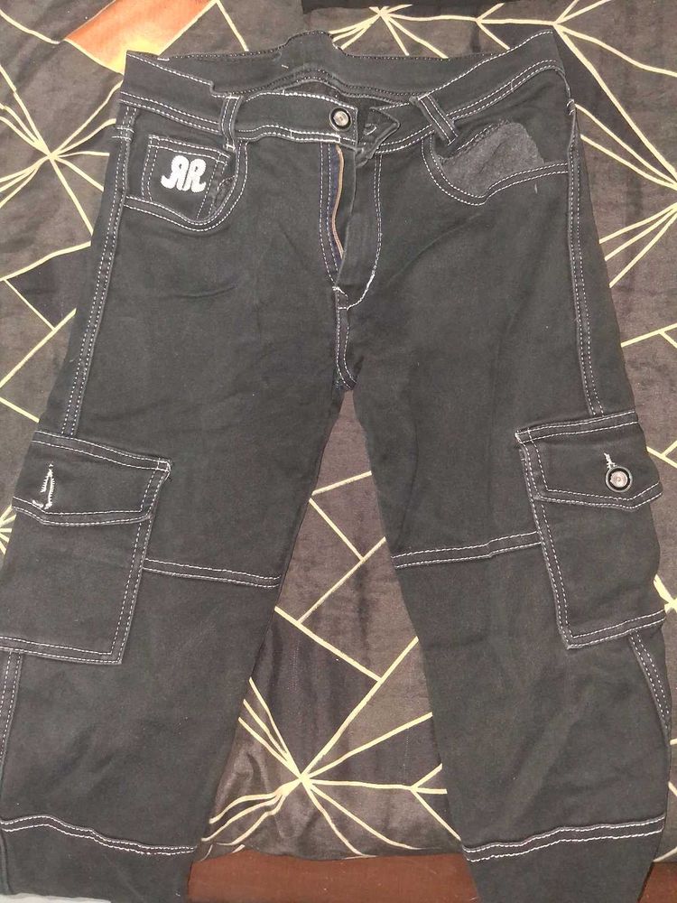 Stylish Black Cargo Pants