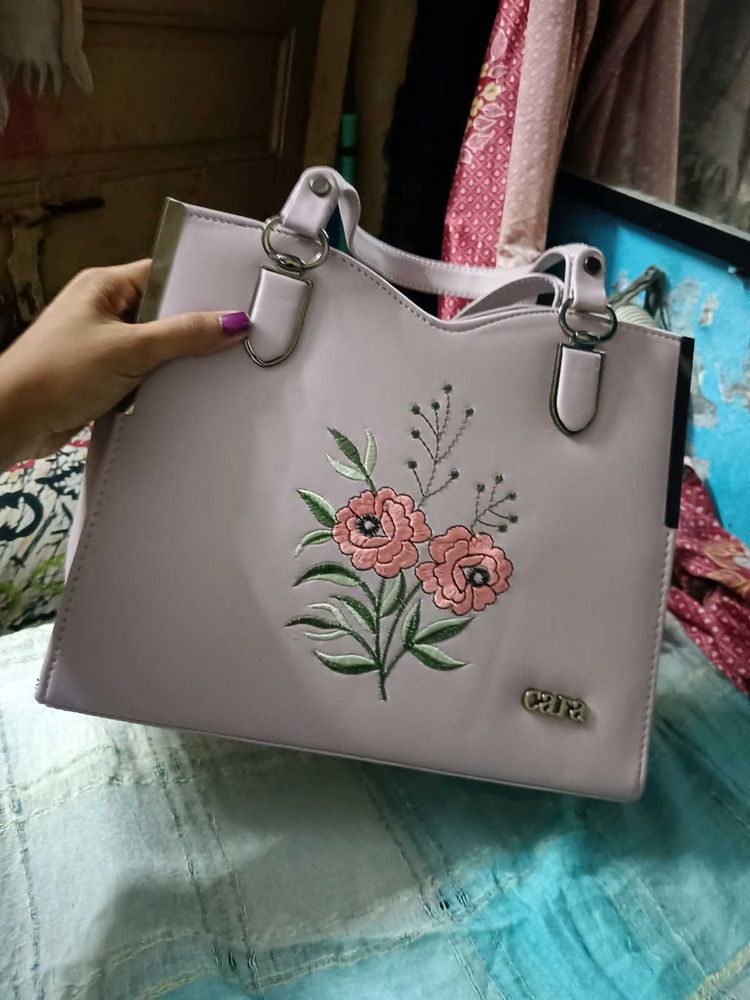 Chic Embroidered Handbag