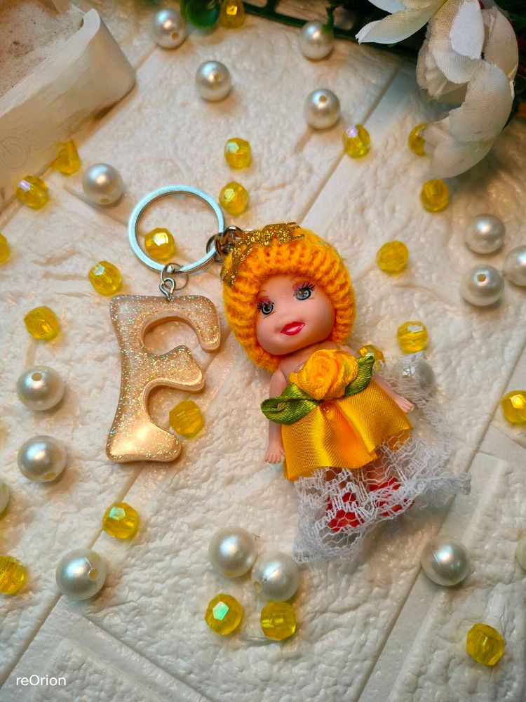 Cute Doll Charm Keychain