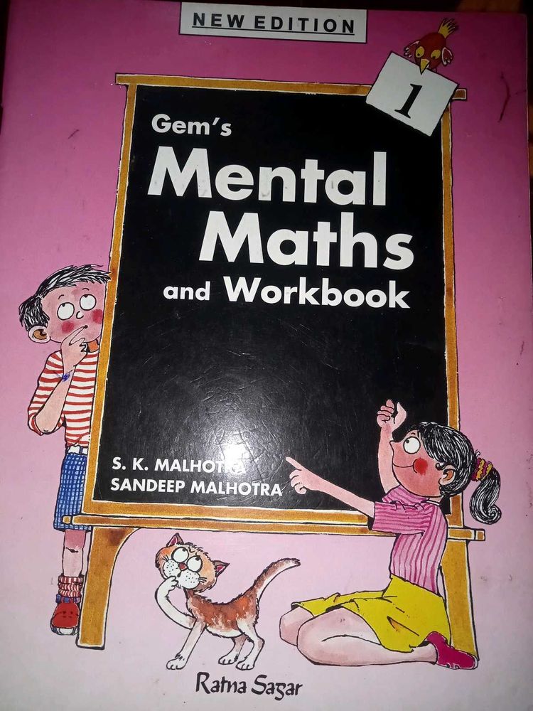 Gem's Mental Maths and Workbook - Class 1