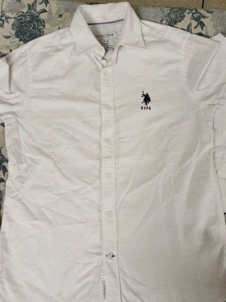 US Polo Assn White Shirt for men
