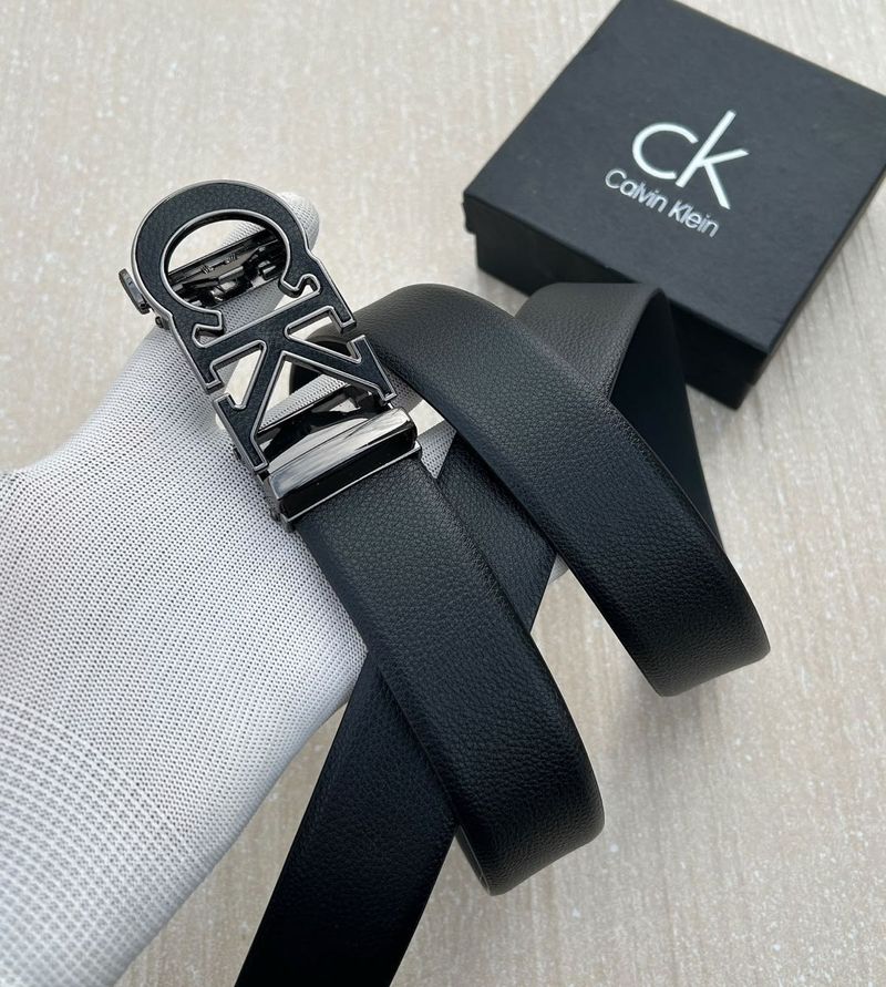 Calvin Klein CK Belt - Black Leather