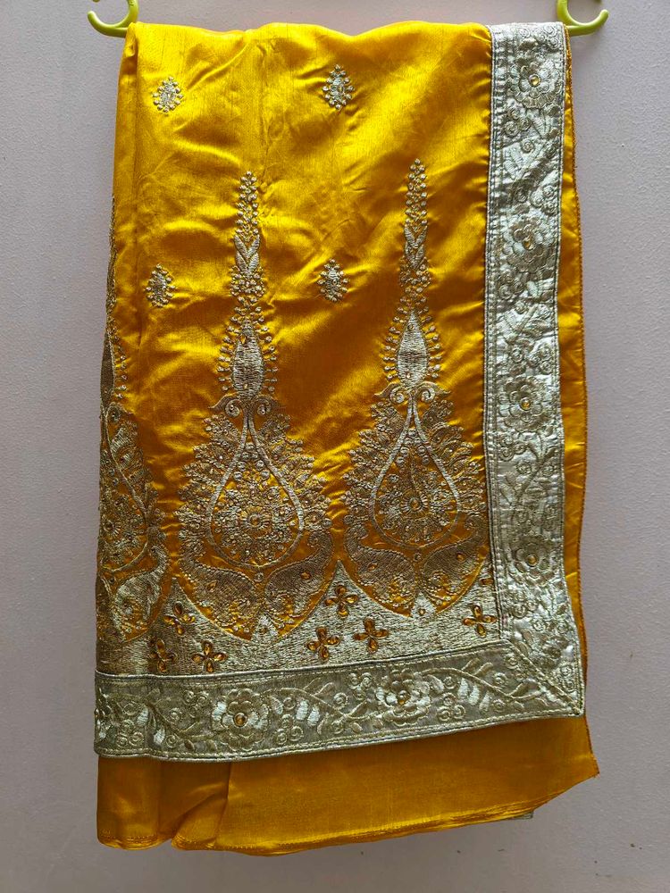 Elegant Yellow Saree