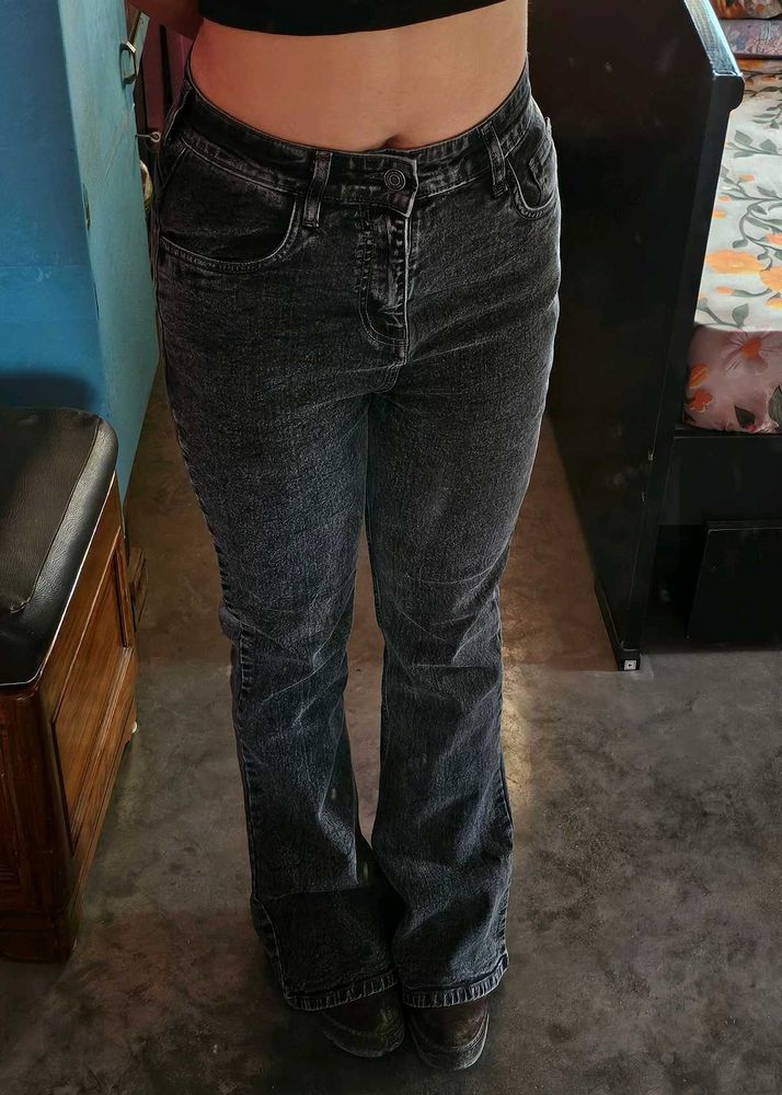 Y2k Black Flare Jeans
