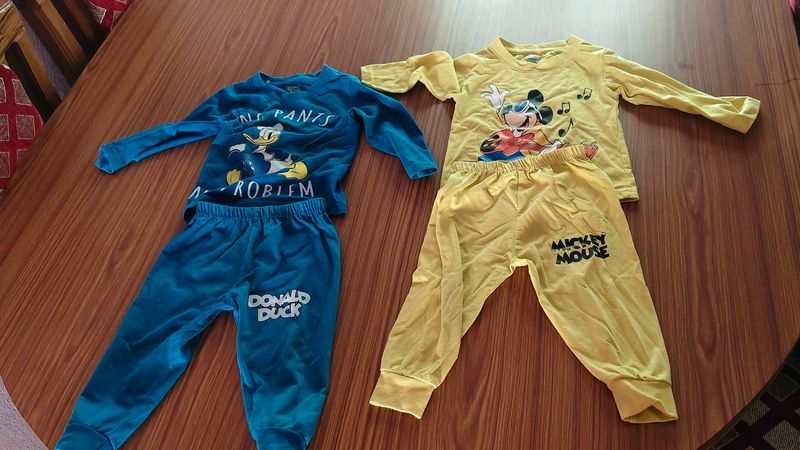 Mickey &amp; Donald Duck Pajama Set 2