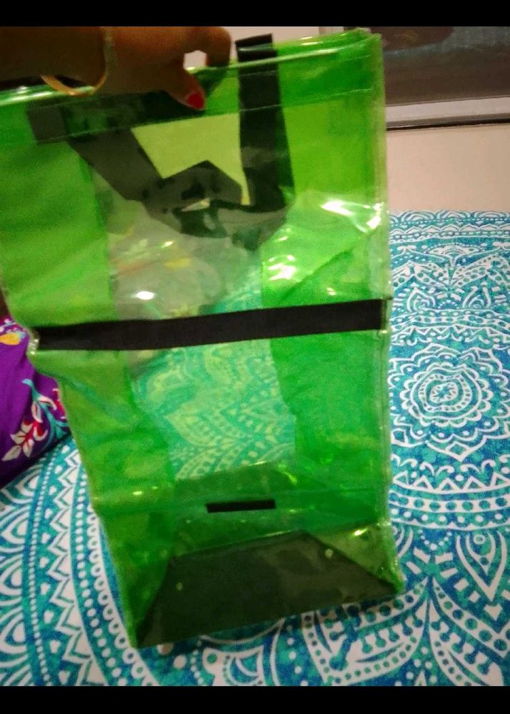Bright Green Shopping Trolley Bag