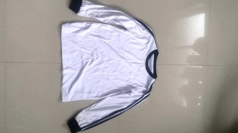 Classic White Long Sleeve Top