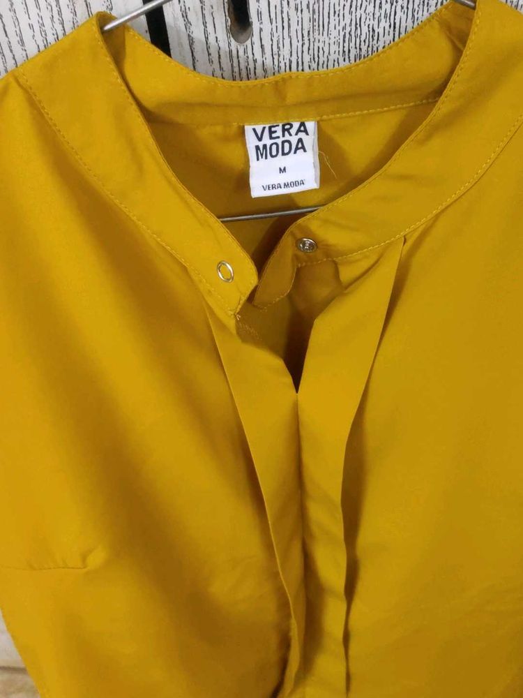 Vera Moda Mustard Yellow Top