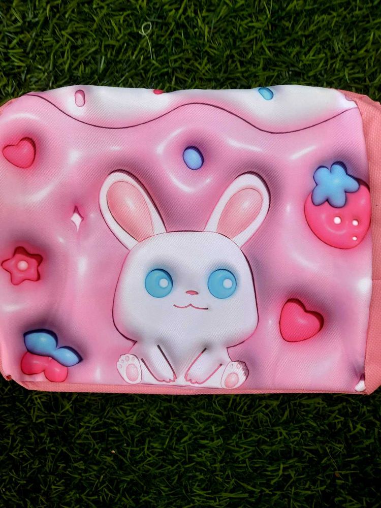3D Rabbit Insulated Lunch Bag
