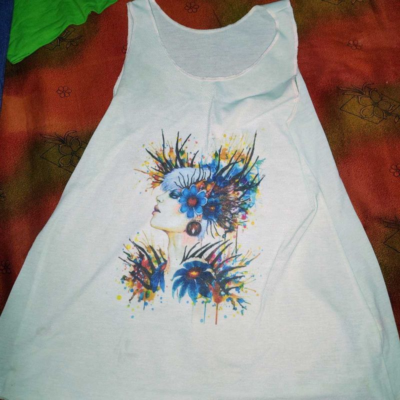 Watercolor Tank Top (Light Mint / Soft Blue)
