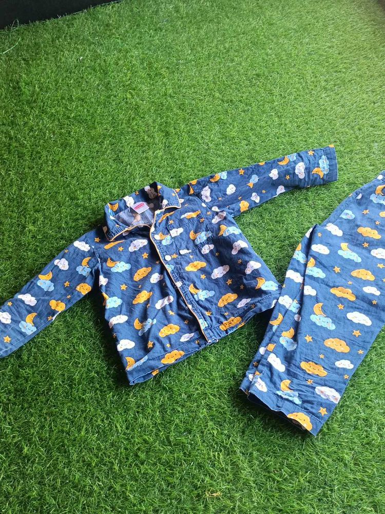 Cute Cloud &amp; Moon Pajama Set for Kid pack of 2s