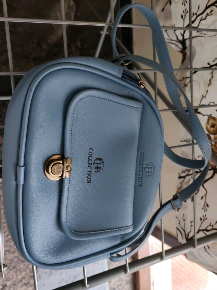 Light Blue Crossbody Bag