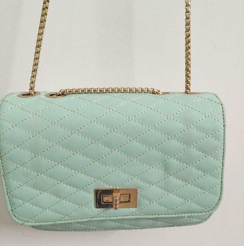 Women Mint Green sling bag