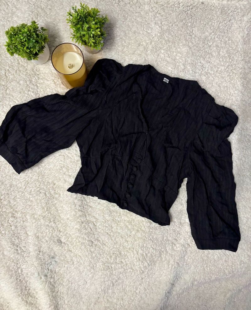 Black Crop Top