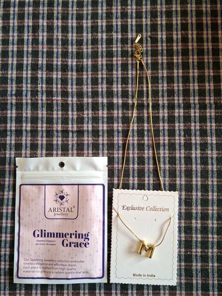 Brand New Gold Plated Necklace Jwellery