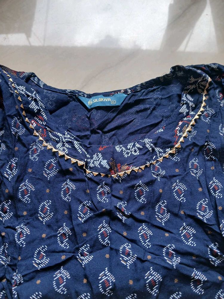 beautiful blue kurti