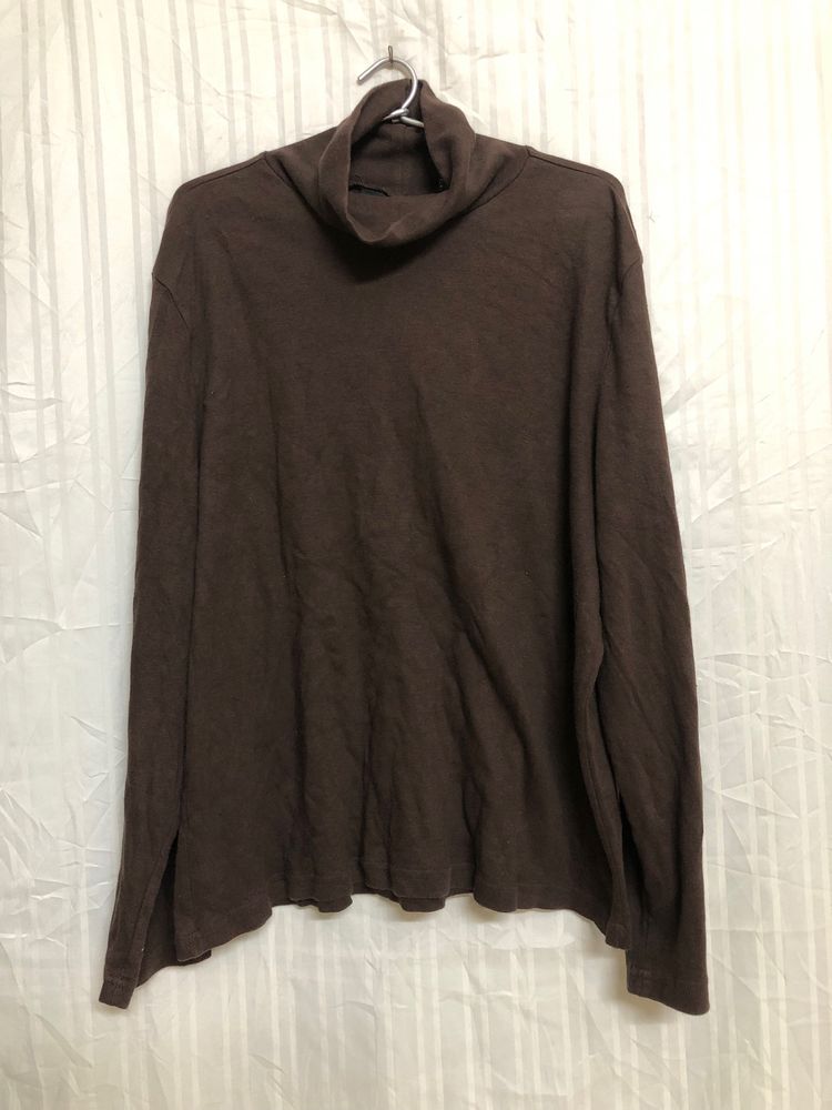 Allison Brittmey Brown Cotton T Shirt