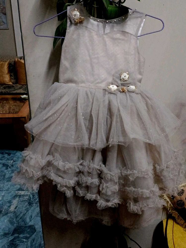 Sparkly Tiered Girls Party Dress