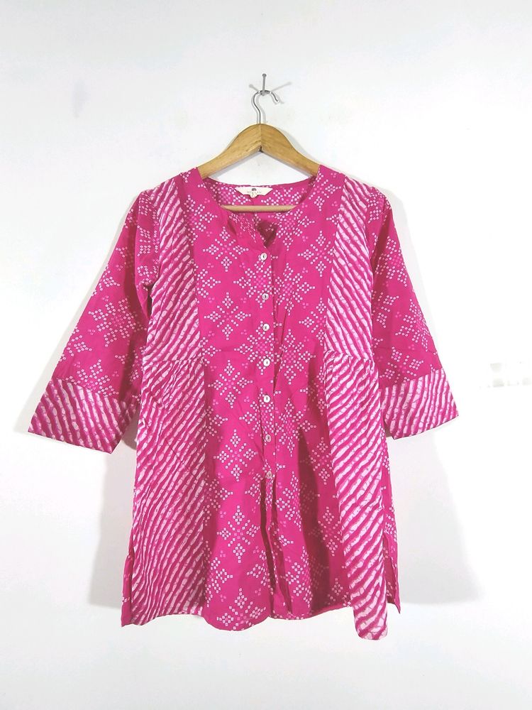 Pink Printed Tunic (Women's)
