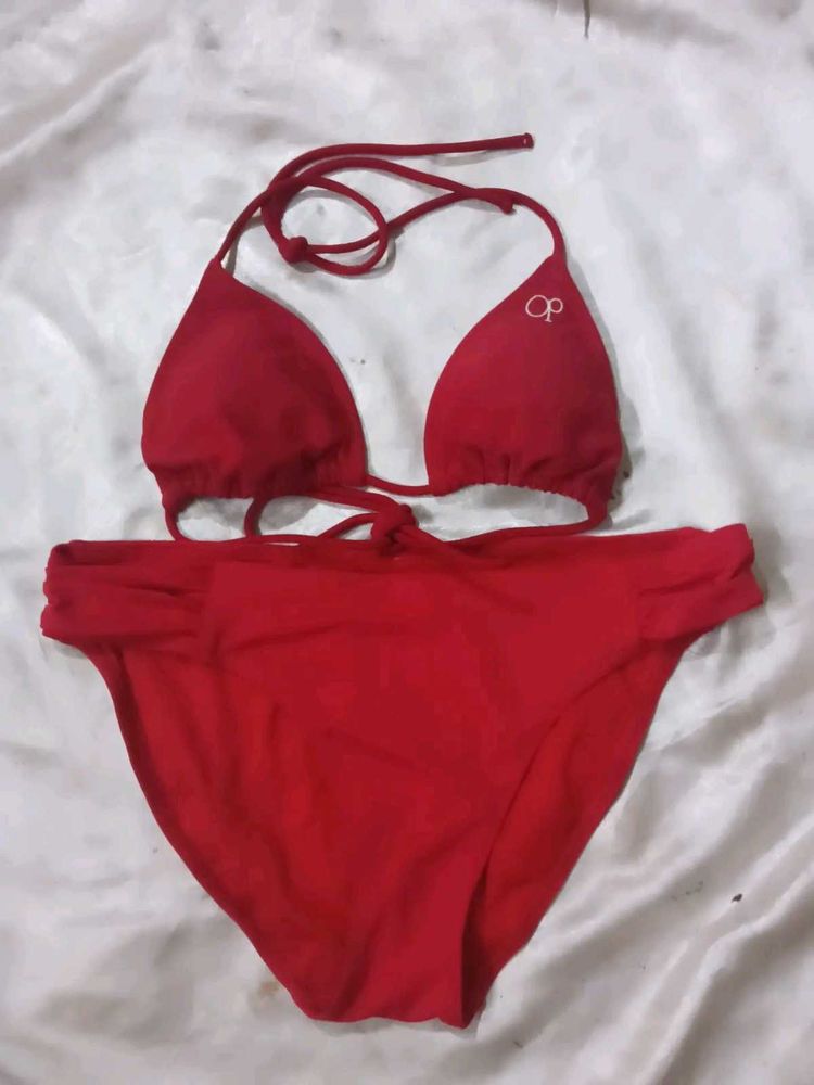 Red Bikini Set