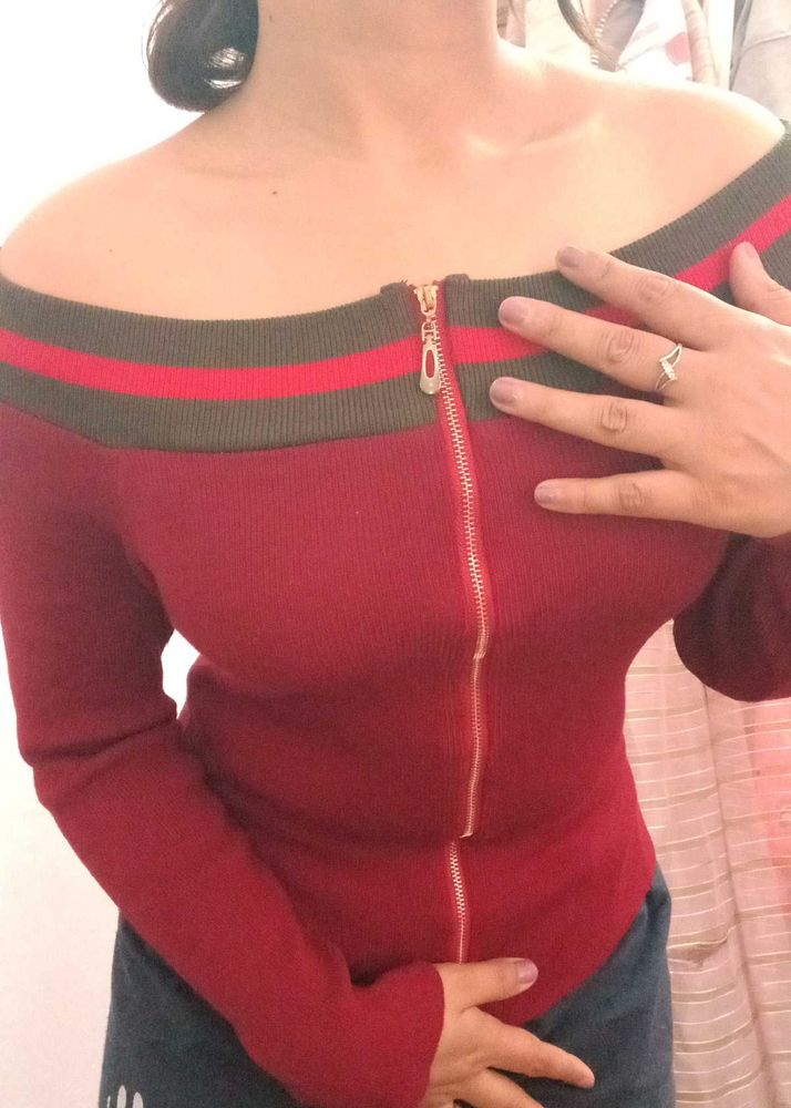 off shoulder top