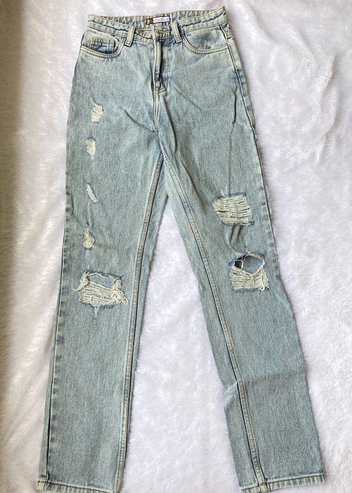 Off Duty y2k Ripped Jeans