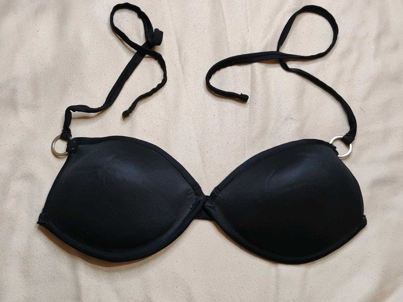 Black Swimsuit Bikini Top