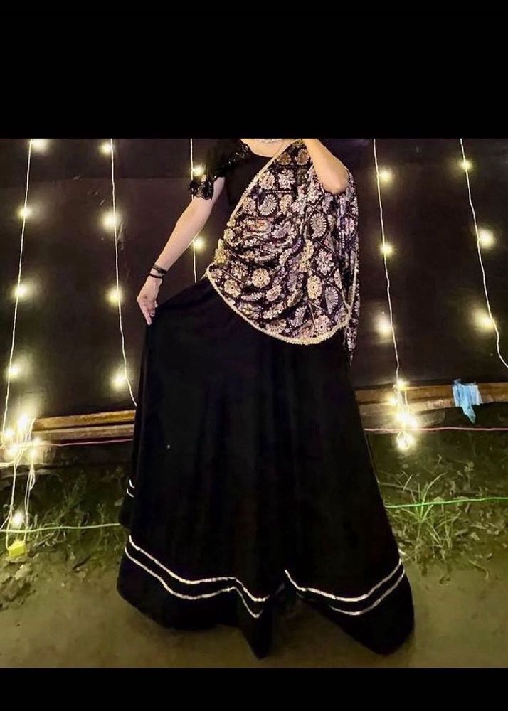 Elegant Black Lehenga Set