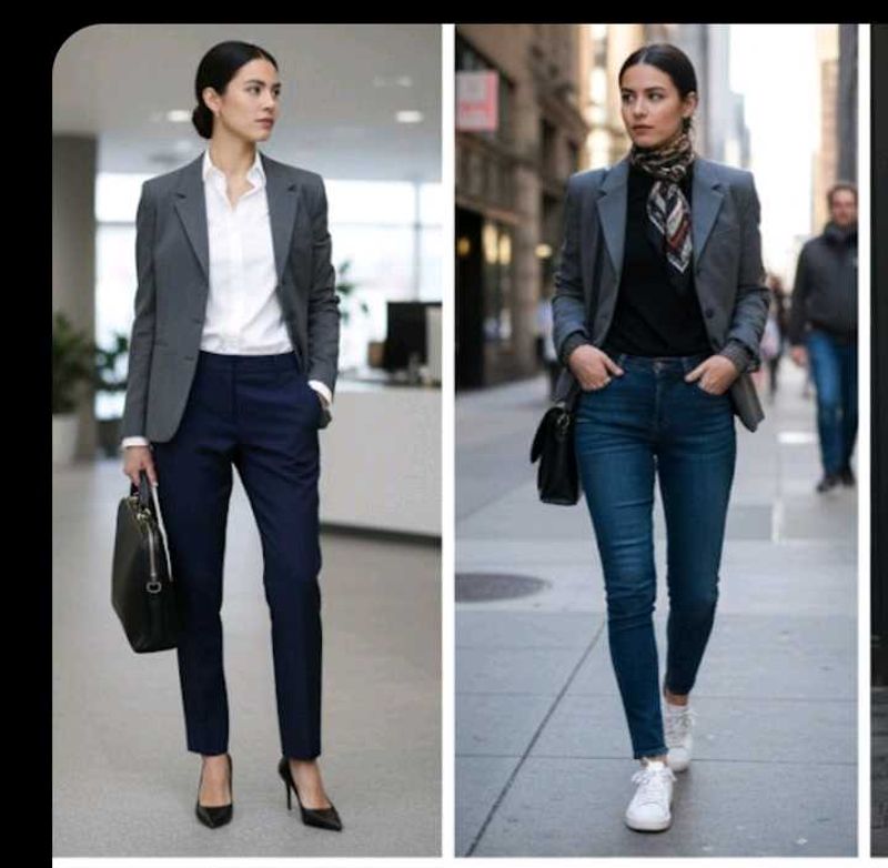 Women's Grey Blazer