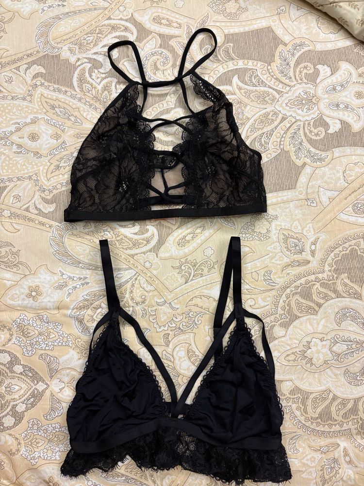 Lace Bralette Set Of 2