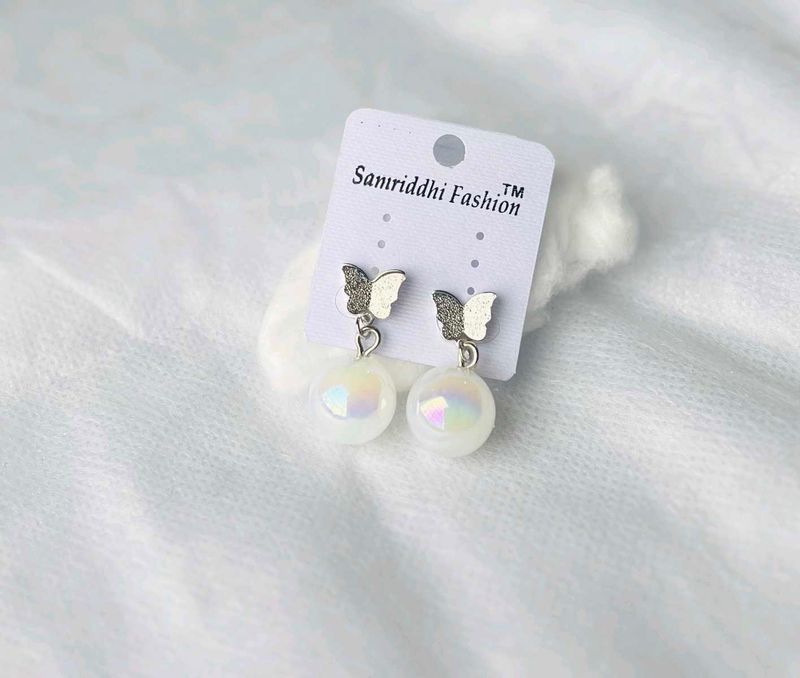 Butterfly Drop Earrings
