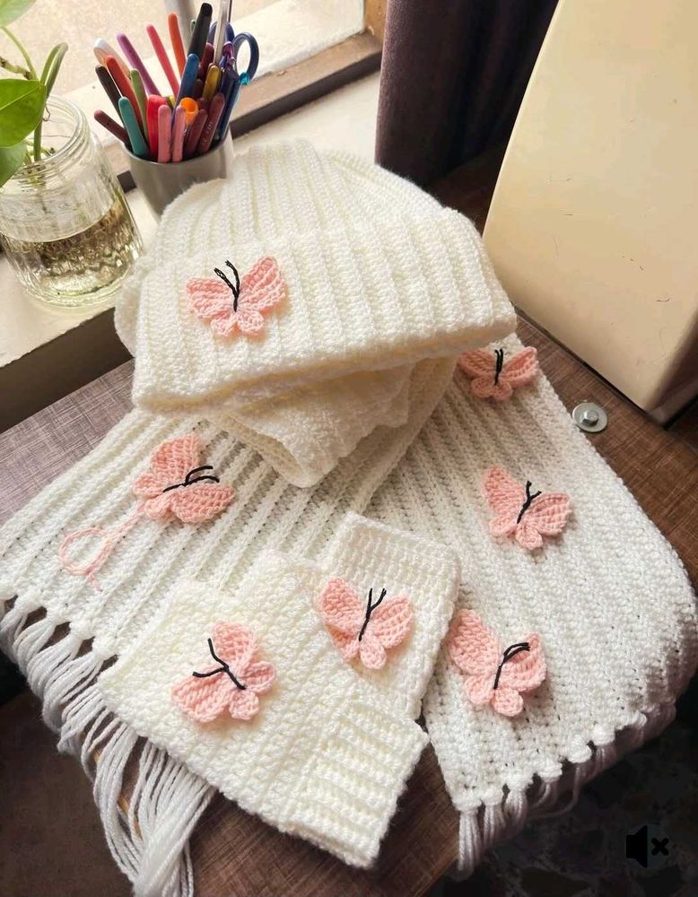 Butterfly Crochet Set