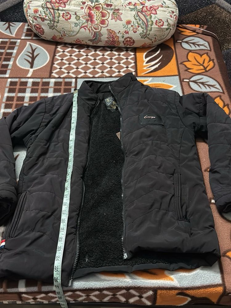 Men's Black Quilted Jacket