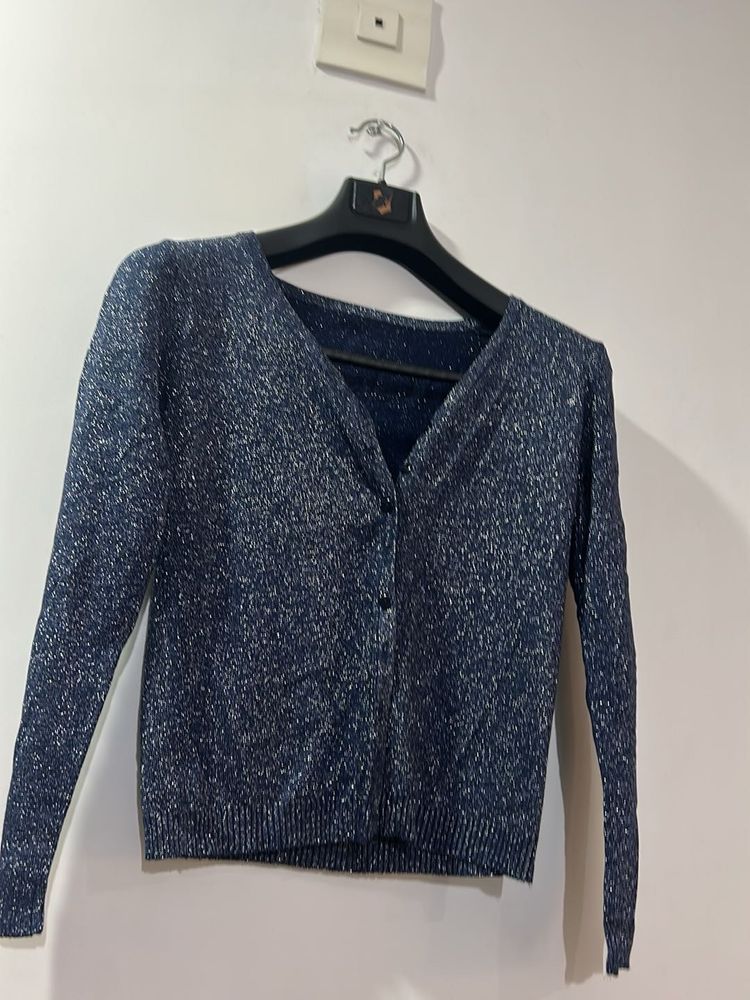 Sparkly Blue Cardigan