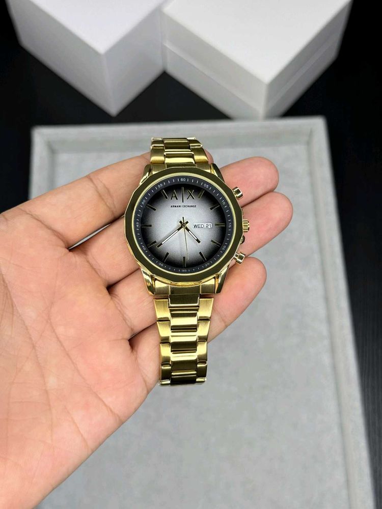 Armani Exchange Gold Watch