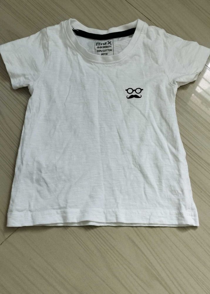 Cute White Graphic Tee