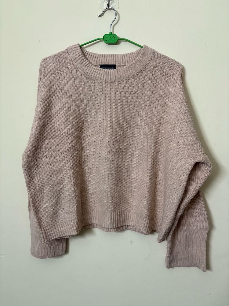 Topshop Powder Pink Sweater
