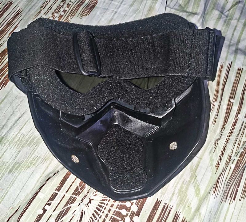 Mask for bike and portonics ruffpad 12