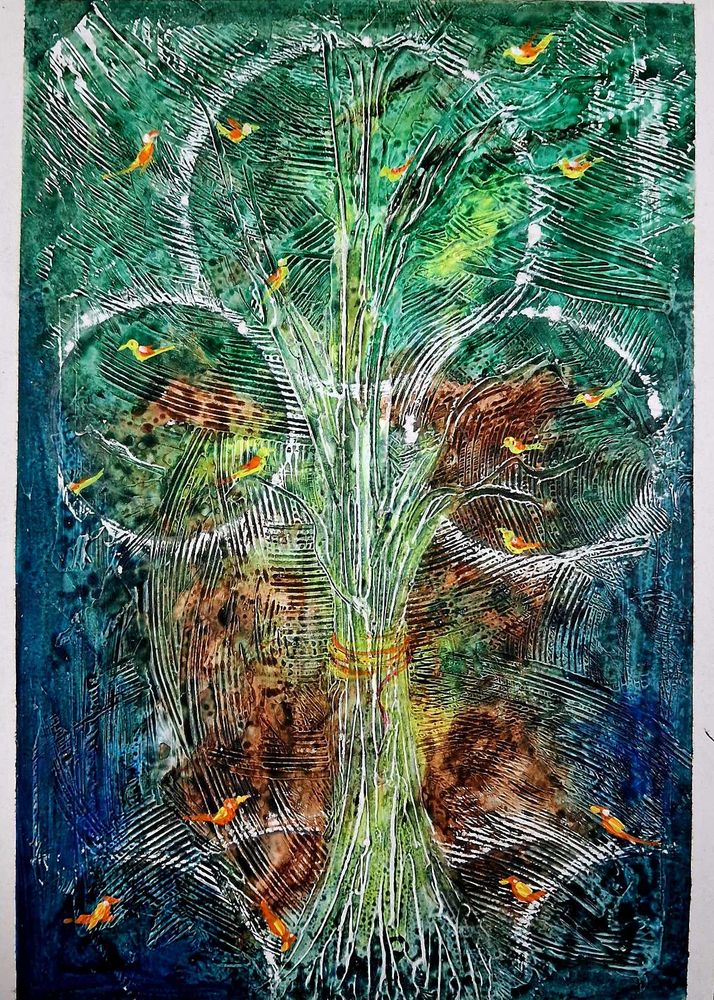Vibrant Tree of Life Painting